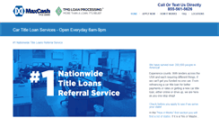 Desktop Screenshot of local.maxcashtitleloans.com
