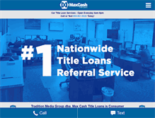 Tablet Screenshot of local.maxcashtitleloans.com